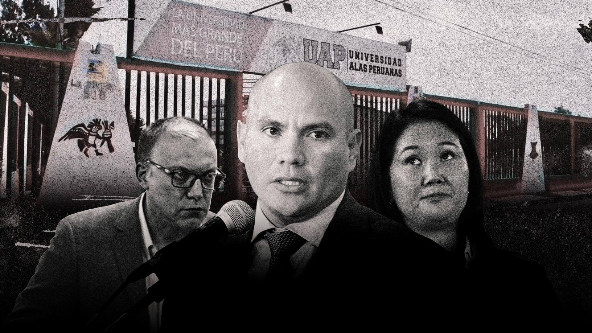 VÍNCULOS.  La investigación fiscal por lavado de activos y fraude alcanza a 14 personas, entre ellas Joaquín Ramírez, la lideresa de Fuerza Popular, Keiko Fujimori y a su asesor Pier Figari.