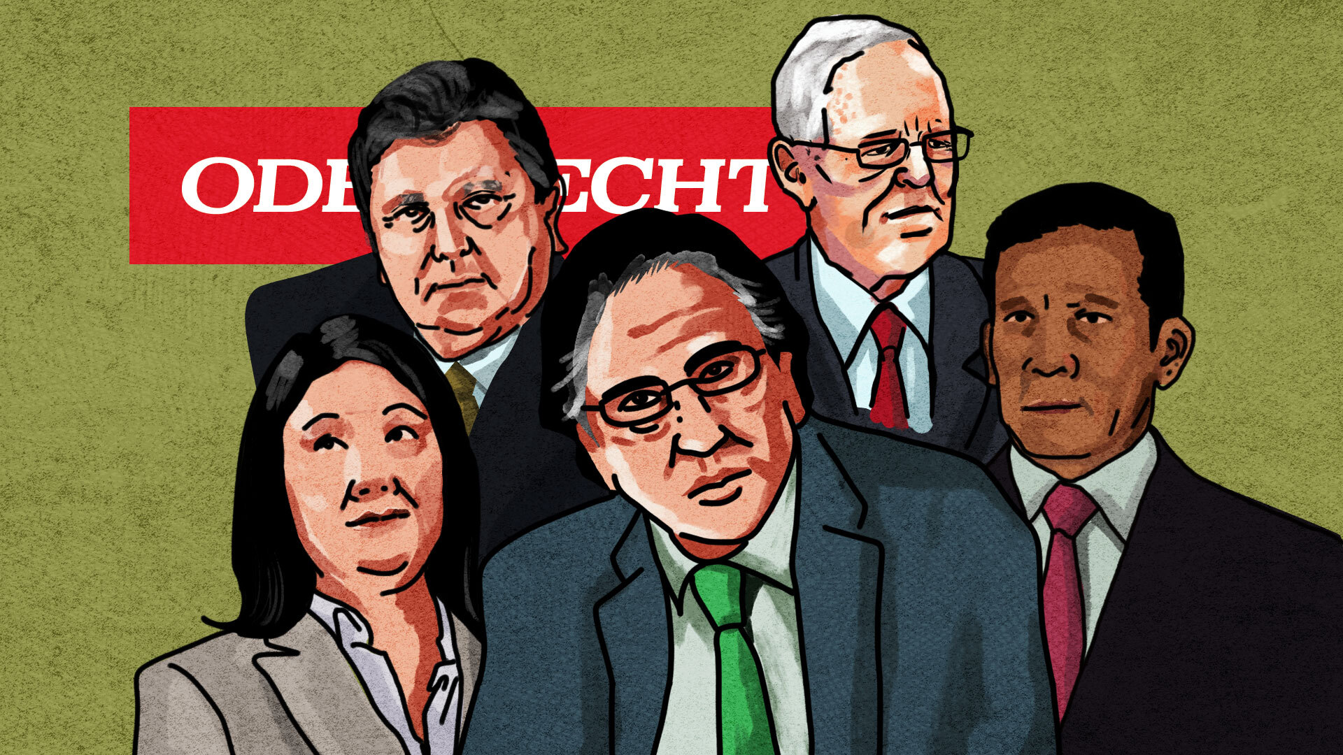 CORRUPCIÓN. Cuatro expresidentes y una candidata presidencial recibieron millones de la empresa Odebrecht, según la Fiscalía. 