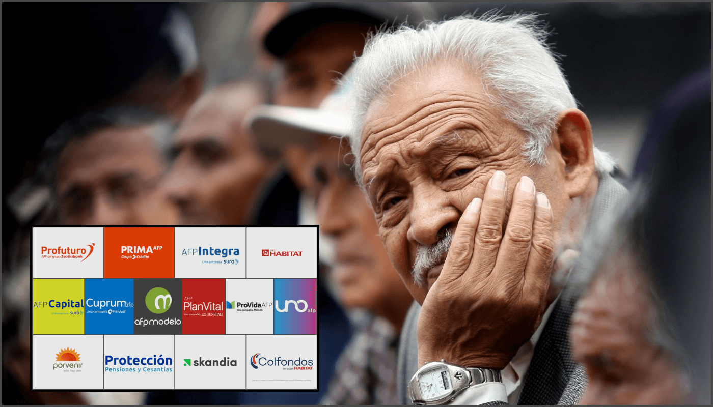 ALCANCE. El sistema previsional en Perú, Chile y Colombia está dominado por las AFP. 