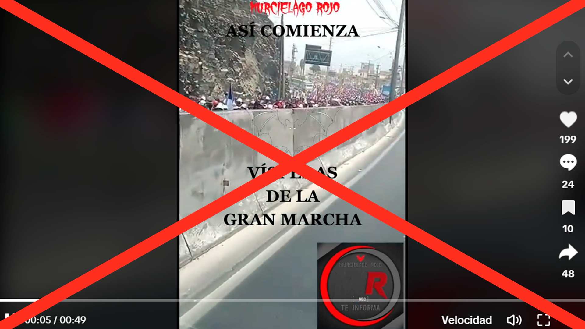 Verificación a video que circula en redes sociales