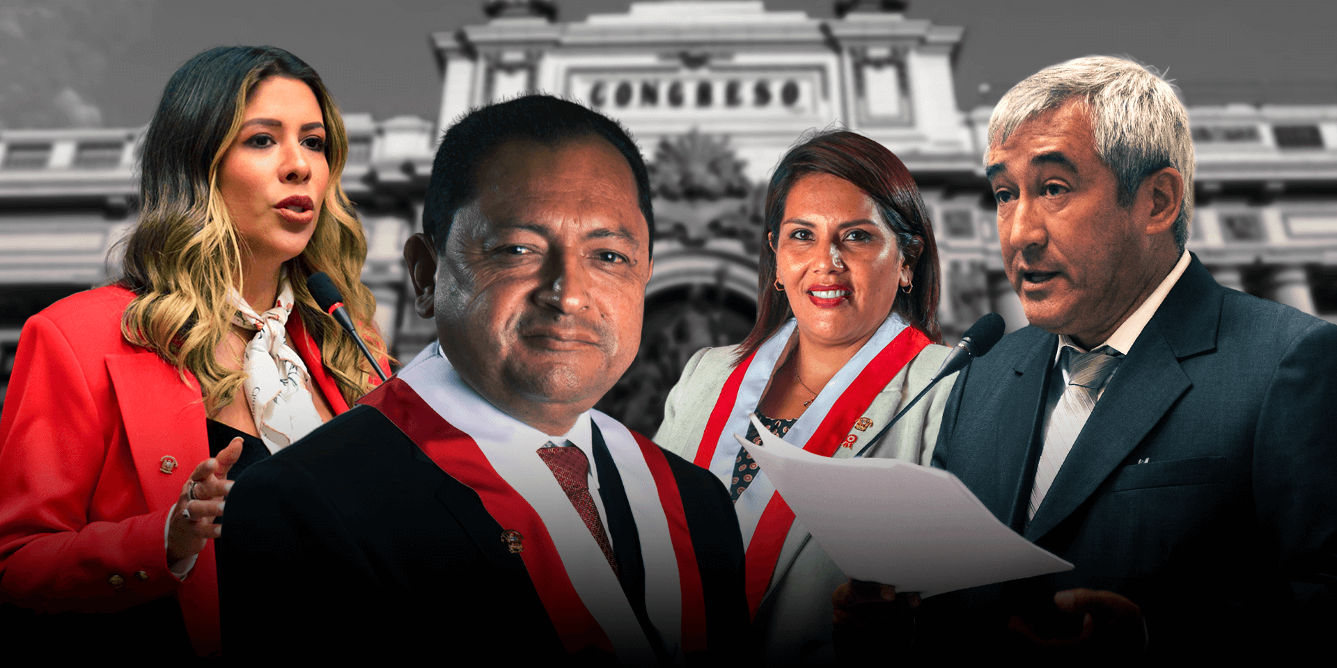 AUSENTES. Congresistas con más licencias por motivos personales son Segundo Quiroz y José Elías Ávalos. Entre los que acumulan más días destacan Digna Calle y Rosselli Amuruz.