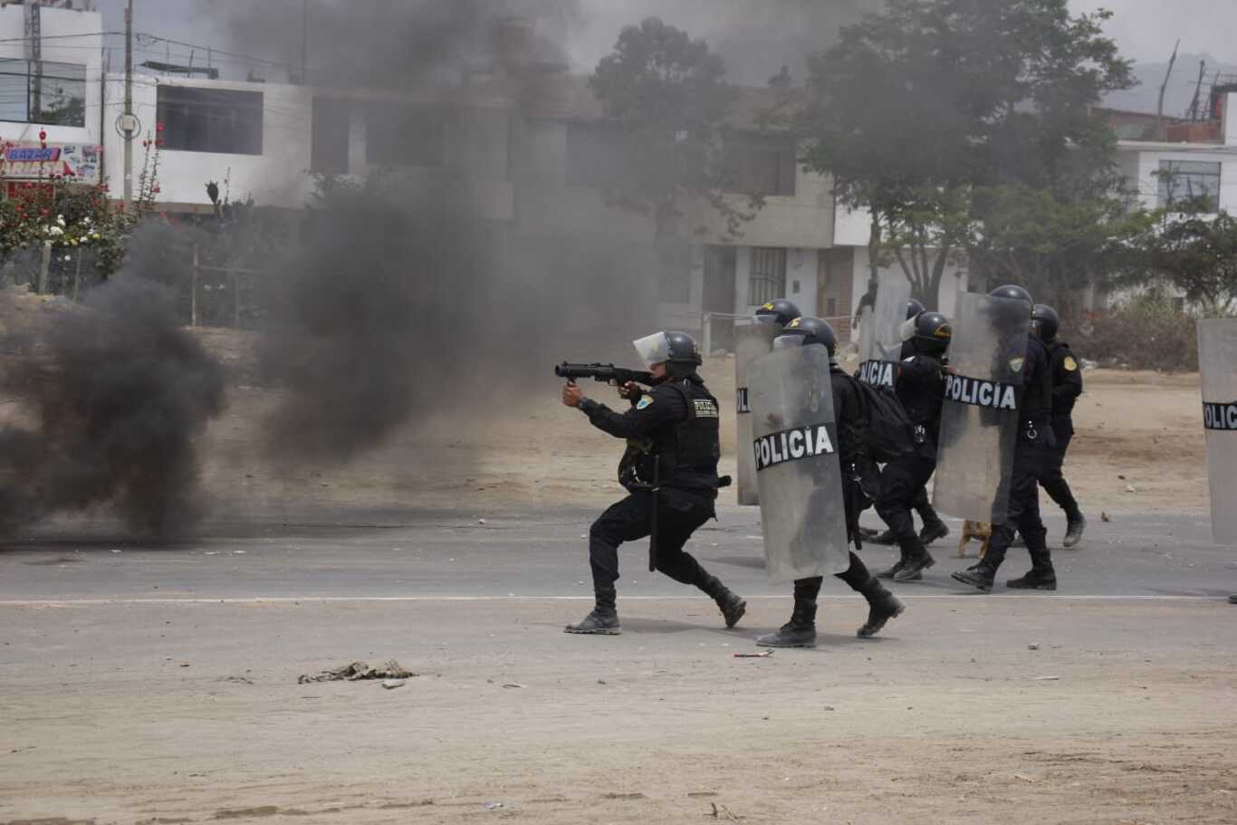 VIOLENCIA. Durante la represión a las protestas de diciembre y enero pasado, en La Libertad, fallecieron Carlos Huamán Cabrera y Nixon Sánchez Huaynacari.