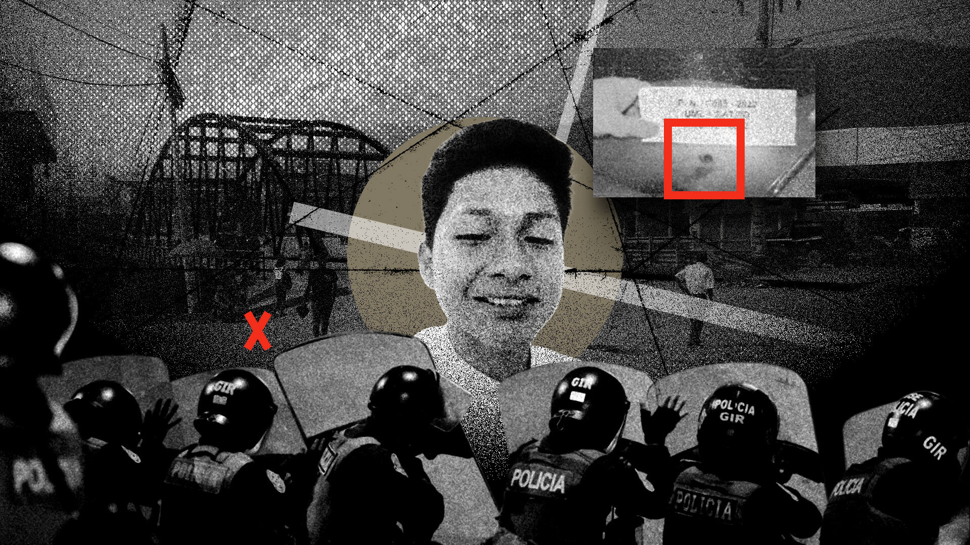 INESPERADO. Testigos del hecho aseguran que el adolescente regresaba a su casa cuando se encontró con la protesta, el pasado 16 de diciembre.