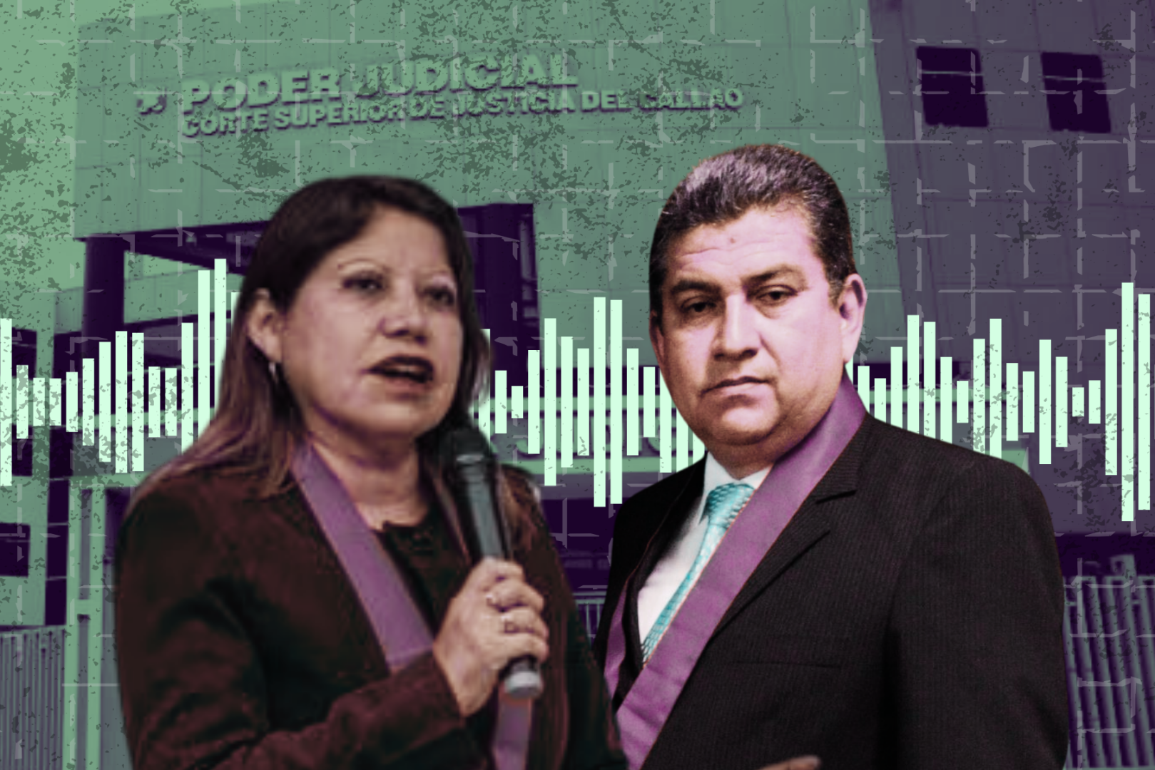 GRABACIÓN. En el audio se escucha a Ruth Benavides solicitando un "gran servicio" a Walter Ríos.