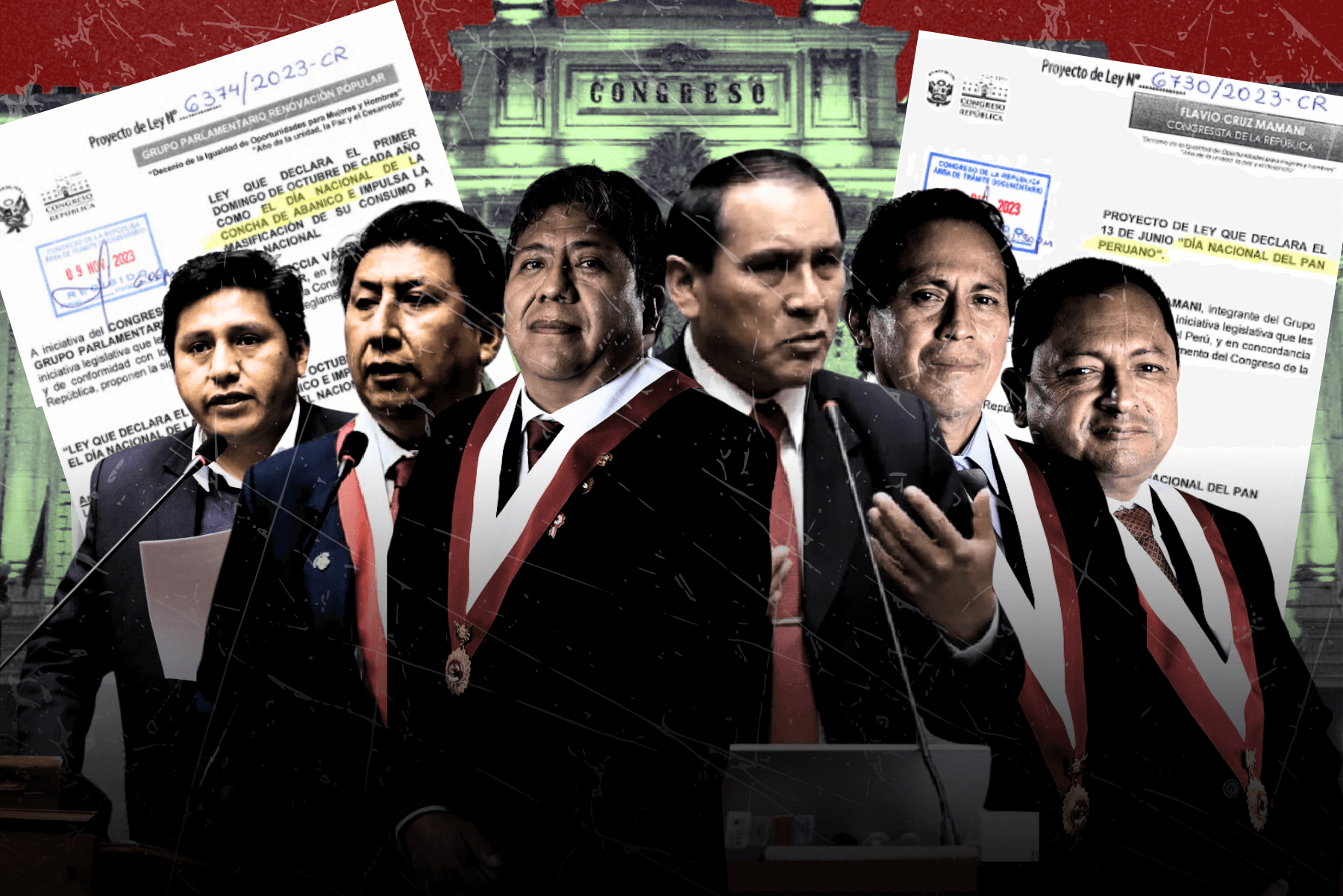 SIN IMPACTO. Perú Libre es la bancada que más proyectos declarativos acumuló (129). Acción Popular la segunda (66).