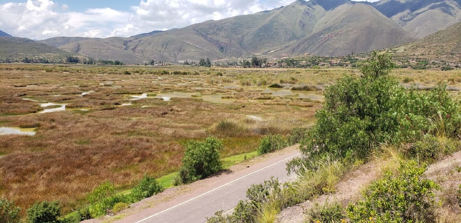 HUMEDAL LUCRE HUACARPAY. Este sitio Ramsar ubicado en la provincia de Quispicanchi, Cusco, soporta el avance desorganizado de construcciones urbanas.