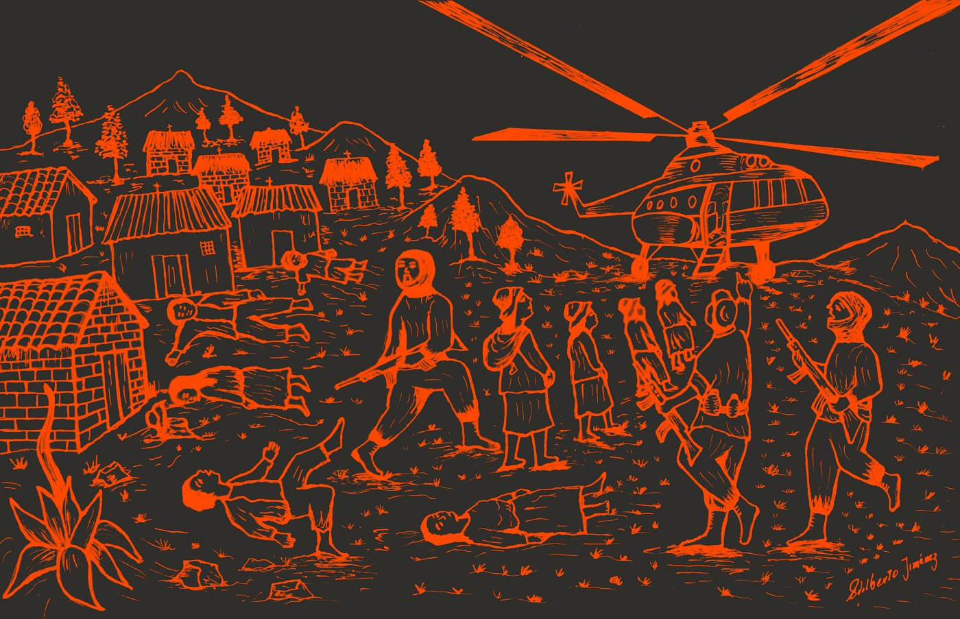 DESAPARECIDOS. Niños y niñas indígenas fueron sacados de sus comunidades por militares durante el conflicto armado interno.