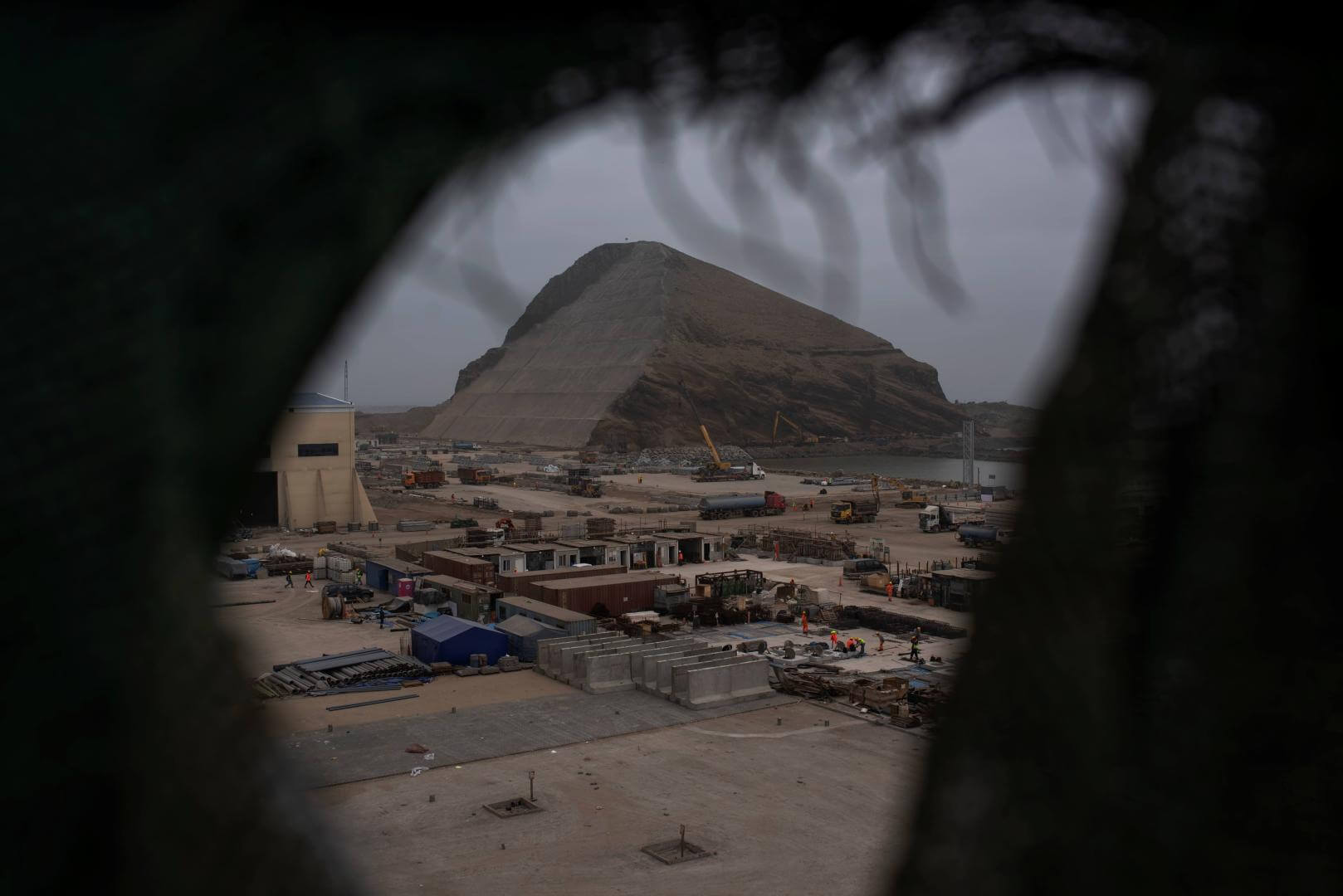 OBRAS. Cosco Shipping Ports Chancay Perú es el actual encargado de la construcción del megapuerto de Chancay que se inaugurará en noviembre de este año. 