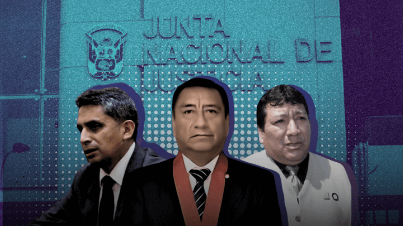 ANTECEDENTES. De izquierda a derecha, los abogados postulantes a la JNJ: Rafael Ruíz Hidalgo, Juan Rolando Hurtado Poma y Richard Fermín Contreras Horna.