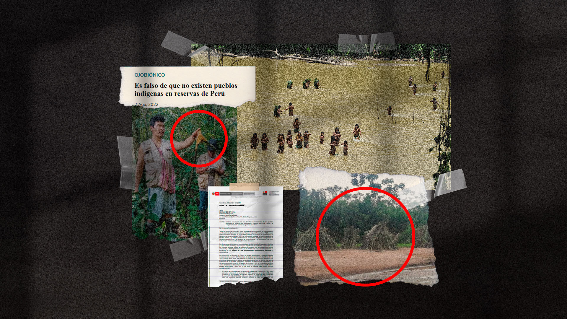 EVIDENCIAS. Hace unas semanas el magistrado del Tribunal Constitucional, Gustavo Gutiérrez Ticse, puso en duda la existencia de indígenas en aislamiento.