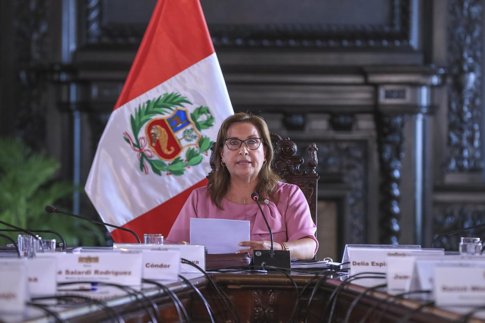 ELECCIONES. Este año, la presidenta Dina Boluarte deberá convocar a elecciones generales. Las mismas se llevarán a cabo en abril de 2026.