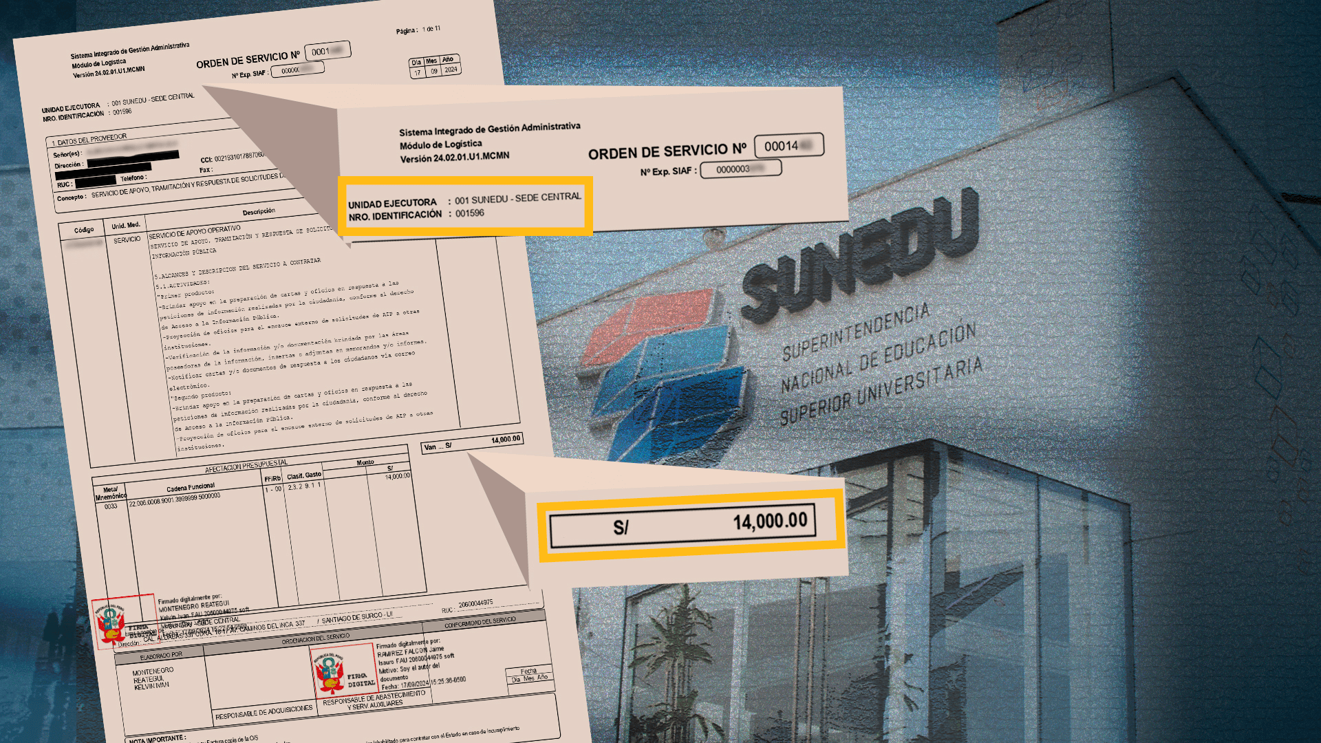 VÍNCULOS. La actual gestión de la Sunedu cumplió dos años, tiempo en el que se ha identificado cuestionadas designaciones y contrataciones.