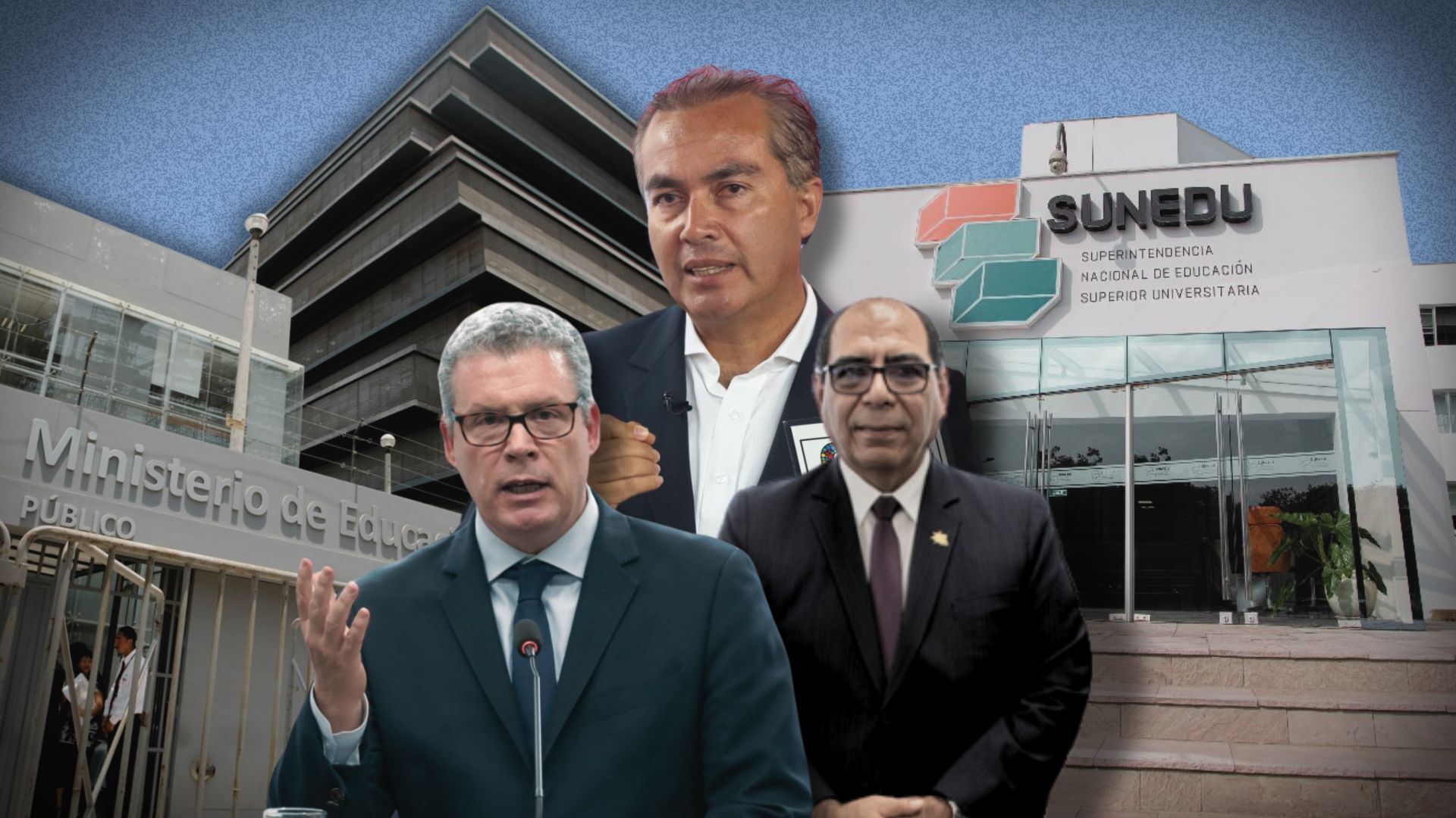 ANTECEDENTES. Juan Antonio Bazán asesoró a la actual administración de la Sunedu, presidida por Manuel Castillo, y ahora es director en la gestión de Morgan Quero.