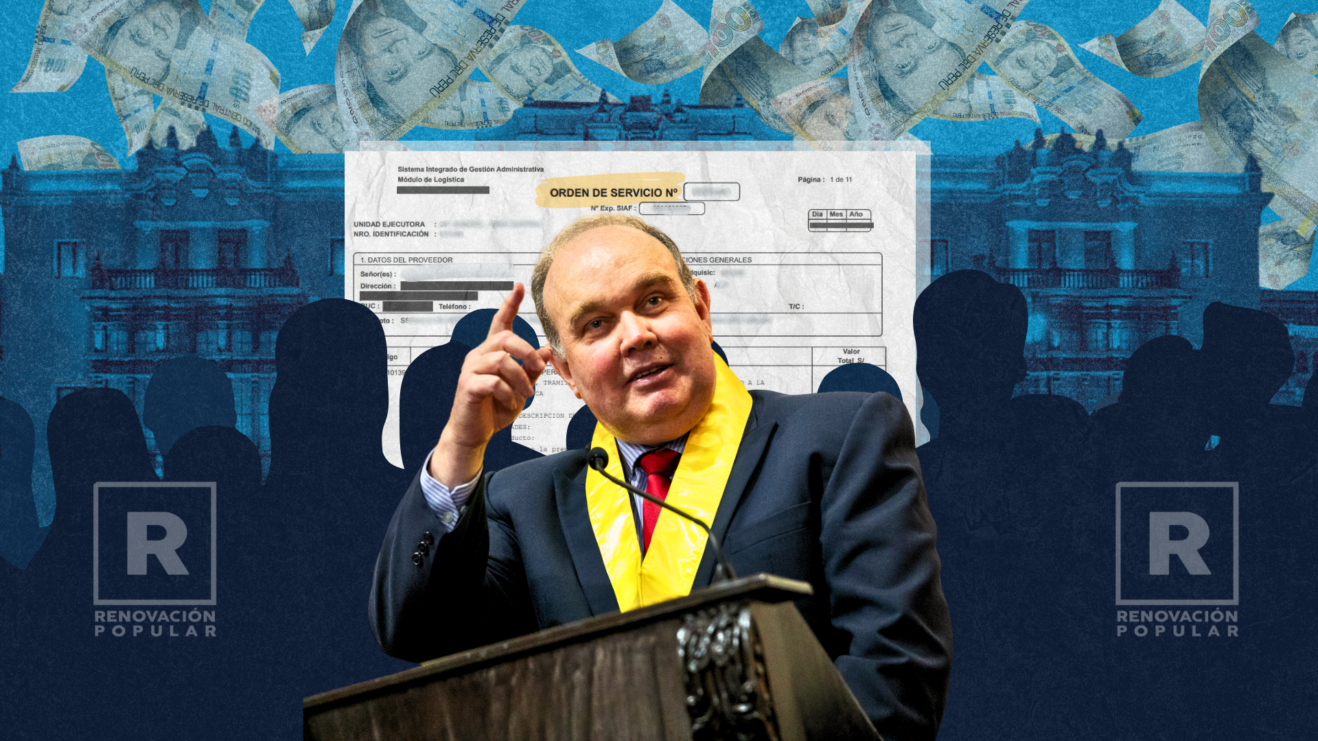 VÍNCULOS. Desde enero de 2023, la Municipalidad de Lima contrató a 205 militantes de Renovación Popular por más de S/7,2 millones.