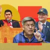 ESTRATEGIA. Zósimo Cárdenas, César Acuña y Jorge Pérez Flores han participado de diversas actividades partidarias en los últimos meses.