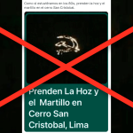 Desinformación. En realidad, la foto fue registrada en setiembre del 2013 en el cerro Renca, de Chile.