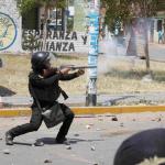 VIOLENCIA. Solo en Chao, 17 personas fueron hospitalizadas por lesiones por PAF durante las protestas.