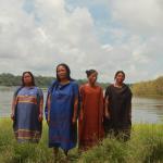 JUSTICIA. Ergilia Rengifo, Julia Pérez, Lina Ruiz y Lita Rojas piden castigo para los asesinos de sus familiares.