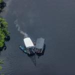 EN PELIGRO. La cuenca del Nanay está asediada por las dragas de la minería ilegal, y ahora también en peligro por una concesión minera aprobada por el Ingemmet.