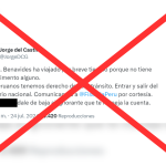 Jorge Del Castillo difundió cuenta fraudulenta de X (Twitter) para defender a Patricia Benavides.