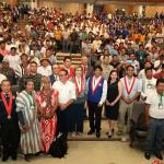 REUNIDOS. Presentes: congresistas y representantes de la Contraloría y del TC. No asistieron de los ministerios de Educación y Cultura, ni de entidades internacionales.
