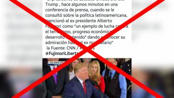Es falso que Donald Trump elogió a Alberto Fujimori como un presidente ejemplar