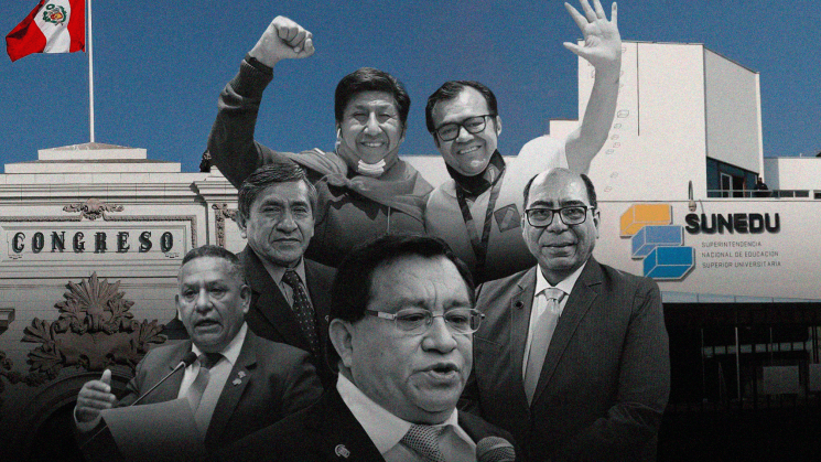 PERSONAJES. Tras la contrarreforma, representantes de universidades sin licencia se acercan al Congreso; mientras que legisladores presentan iniciativas que los favorecen.