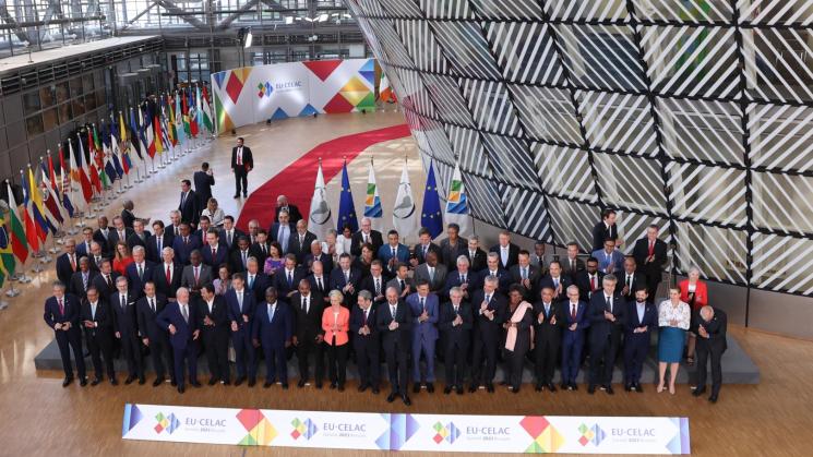 DE ALTO NIVEL. La Cumbre UE-CELAC 2023 reunió al menos a 19 presidentes de Europa, América Latina y el Caribe. La presidenta Dina Boluarte no estuvo presente.