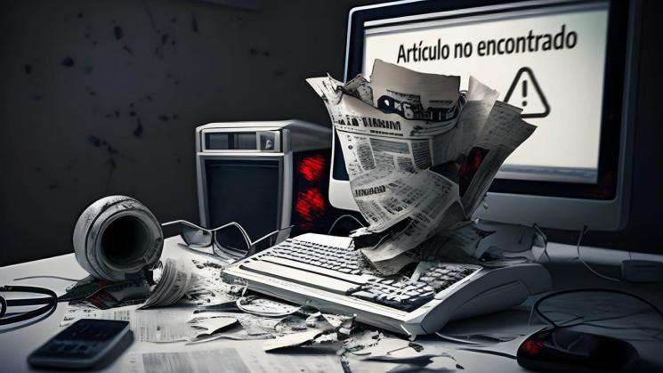 CENSURA. Reportajes y notas periodísticas son eliminados de Google por derechos de autor. Sin embargo, las quejas son fraudulentas.