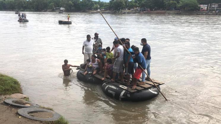 EMERGENCIA. La frontera sur de México con Guatemala ha sido un escenario de éxodos migratorios sin precedente alguno en la historia de esta región.