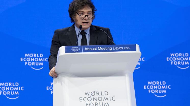 CRÍTICA. Javier Milei señaló que la "ideología woke" era la "gran epidemia de nuestra época" durante su discurso en el Foro Económico Mundial de Davos.
