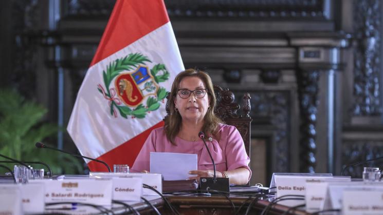 ELECCIONES. Este año, la presidenta Dina Boluarte deberá convocar a elecciones generales. Las mismas se llevarán a cabo en abril de 2026.