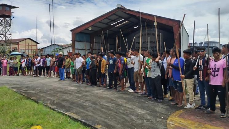 RECLAMOS. Comunidades indígenas de Manseriche (Loreto) piden una remediación ambiental por las actividades petroleras que han afectado su territorio.