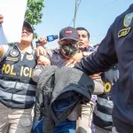 LÍDER. Nicanor Boluarte fue detenido preliminarmente en un operativo realizado por el Eficcop y la Diviac este viernes 10 de mayo. 