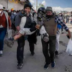 BOLUARTE. Las fuerzas del orden han incrementado la represión contra los periodistas en protestas.