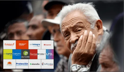 ALCANCE. El sistema previsional en Perú, Chile y Colombia está dominado por las AFP. 