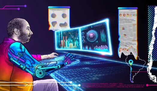 ACTIVIDADES. Fernando Cerimedo ha estado detrás de una encuesta sesgada, mentiras sobre el proyecto de constitución de la Convención e inventos sobre la salud del presidente chileno Boric.