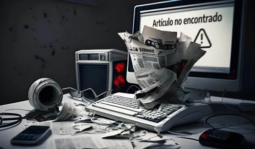 CENSURA. Reportajes y notas periodísticas son eliminados de Google por derechos de autor. Sin embargo, las quejas son fraudulentas.