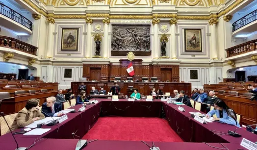 MAYORÍA. Con 12 votos a favor, la Comisión de Constitución aprobó la creación de una comisión "de alto nivel" para reformar el Sistema Interamericano de DDHH.