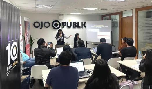 ALIANZAS. Como parte de un convenio entre Fe y Alegría y OjoPúblico, este año docentes y estudiantes serán entrenados en factchecking y periodismo ambiental.