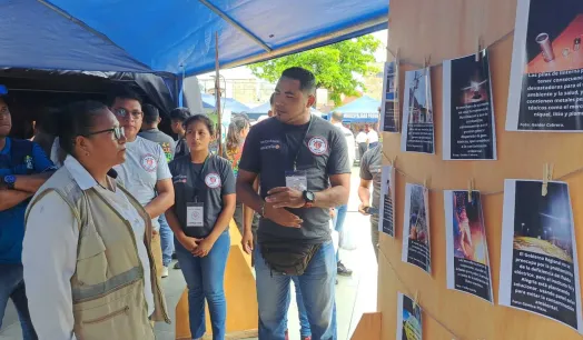 RESULTADOS. En ferias abiertas, estudiantes de Fe y Alegría de Cajamarca y Loreto presentaron sus piezas para combatir desinformación en temas ambientales.