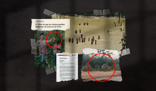 EVIDENCIAS. Hace unas semanas el magistrado del Tribunal Constitucional, Gustavo Gutiérrez Ticse, puso en duda la existencia de indígenas en aislamiento.