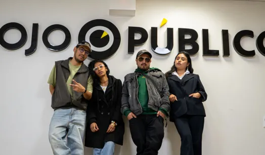 VOCES. Gianfranco Rodríguez, Carolina Carbajal, Kiara Price Escobar y Franz Armas fueron los expositores del conversatorio Hip Hop y Democracia.