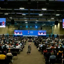 ÚLTIMA SESIÓN. La cumbre de biodiversidad en la ciudad de Cali, Colombia, terminó de forma abrupta con dos acuerdos claves y sin aprobarse detalles sobre financiamiento.