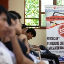 CAPACITACIÓN. Durante tres meses, 76 jóvenes de La Libertad y Amazonas participaron en talleres presenciales y sesiones virtuales impartidas por periodistas de OjoPúblico.