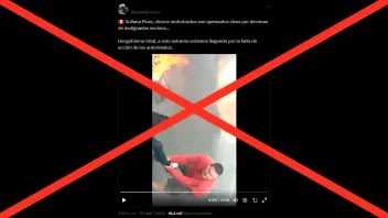 Falso: Video de delincuentes quemados vivos por vecinos no sucedió en Sullana, sino en Guatemala 