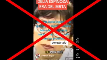 Es falsa la versión que atribuye a Delia Espinoza supuesta entrevista de testimonio sobre el MRTA 